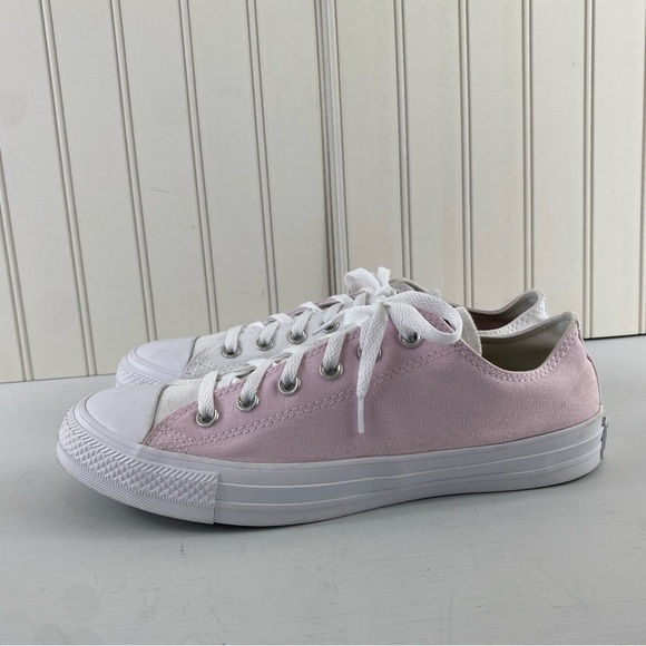 Converse Women’s AllStar Custom Color Pink‎ & White Low-Top Sneakers Sz 10 - Picture 6 of 15